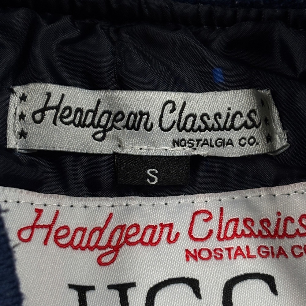Headgear Classics Biggie Smalls Jacket Mens Small Navy Bad Boy Records Varsity - Picture 14 of 16